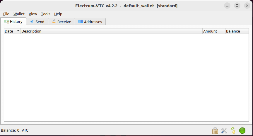 Electrum Vertcoin Wallet
